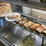 Cake and sweet selection at Flavours in Evesham