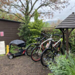 Bike racking at Horner Tea Gardens